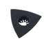 2pcs Black Triangular Hook & Loop Oscillating Multitool Sanding Pads Quick Release Oscillating Tool for Power Tool Fore Machine Tools...