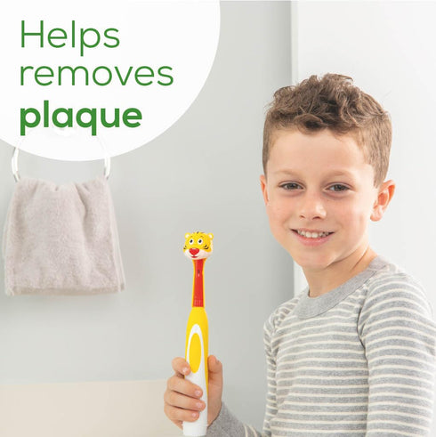 Beurer TB10 Kids Electric Toothbrush Replacement Brush Heads Only - 2 Pack - Theo The Tiger...
