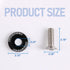 JDMSPEED 20 Pcs Black CNC Billet Aluminum Fender Washer Engine Bay Dress Up Kit...