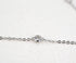 Sterling Silver Waterdrop Pear Shape Pendant Droplet Necklace...