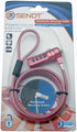 Sendt Pink Notebook/Laptop Combination Lock Security Cable...
