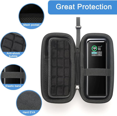 RAIACE Hard Travel Storage Case Compatible with Anker Power Bank 27650mAh 250W. (case only) - Black...