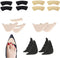 4 Pairs Adjustable Shoe Filler and 4 Pairs Heel Grip Liner Insert, Reusable Toe Plug Foot Brace Pads for Men and Women Pumps Flats Sneakers...