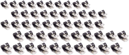 Allstar Performance ALL18300-50 Line Clamp, Aluminum, 3/16in...