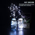 CYLAPEX 6 Pack Cool White Fairy String Lights Battery Operated Fairy Lights Firefly Lights LED Starry String Lights 3.3ft 20 LEDs Silvery Copper W...