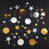 Decor365 Silver Gold Star Garland Decorations Twinkle Little Star Birthday Baby Shower Graduation Party Decor Christmas New Year Eve Banner Moon S...