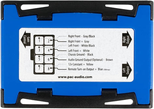 PAC LP7-2 L.O.C. PRO Series 2-Channel Line Output Converter with Remote Turn On 4in. x 8in. x 1in....