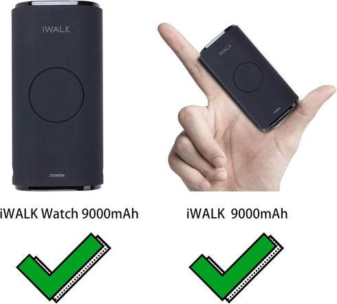 Khanka Hard Travel Case Replacement for iWALK Portable Apple Watch Charger, 9000mAh Power Bank, Case Only (Pink)......