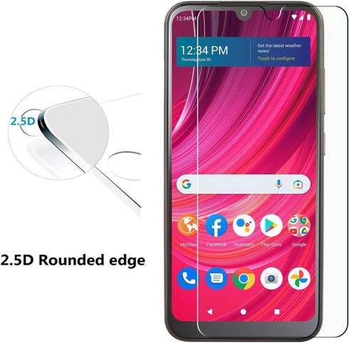 (3 Pack for BLU View 4 Tempered Glass Screen Protector, Anti-Scratch Ultra Clear 9H Premium 0.26mm HD Bubble Free......