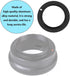 2Pcs Aluminum Alloy Lens Mount Adapter Lens Adapter Ring for M42 Mount Lens Camera Mount Adapter Converter Compatible with Sony NEX Mount Camera L...