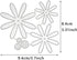 Cutting Dies Metal Stencils Scrapbooking Tools DIY Embossing Template for Paper Card Making Album Arts Crafts Supplies (Daisy Flower Set-9.4x8.4cm...
