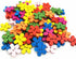 AKOAK 100Pcs/set 15mm Wooden Mixed Color Two-Eye Flower Button Children's Clothing Button, Dress Shirt Decorative Button, DIY Craft Sewing Button...