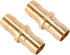 Brass Garden Hose Repair Connector with Clamps, Fit for 3/4" or 5/8" Garden Hose Fitting, 2 Set...
