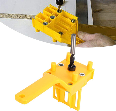 41 PCS Handheld Dowel Jig Set Doweling Jig Guide for Woodworking...