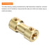 MECCANIXITY 4pcs 2mm to 3mm Brass Shaft Coupling Joint Connector with Screws Flexible Motor Shaft Coupler for RC Model Car Airplane Motor Wheels T...