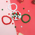 450Pcs10mm Wood Beads for Craft/Christmas Decor Red, Green and White Painted Wooden Beads Hole 3mm, Loose Spacer Beading Supplies for Jewelry Maki...