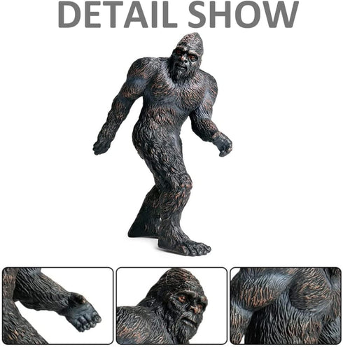 Bigfoot Figurine, 5" Legendary Monster Sasquatch Plastic Model Decoration Toy Creature Collector Figure Statue...