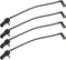 X AUTOHAUX 4pcs 4H0615121P Car Front Disc Brake Pad Wear Sensor Brake Pad Wear Indicators for Audi A8 Quattro 2012-2015...