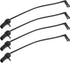 X AUTOHAUX 4pcs 4H0615121P Car Front Disc Brake Pad Wear Sensor Brake Pad Wear Indicators for Audi A8 Quattro 2012-2015...
