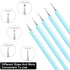 10 PCS Silicone Polymer Clay Sculpting Tool Pen Rubber Tip Color Shaping Wipe Out Carving Pen Brush Modeling Dotting Tool Pottery Craft...