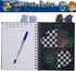 Innovative Designs Harry Potter Hogwarts Tab Journal Notebook, Spiral Bound, 96 Lined Pages, 8 x 7 inches, Black...