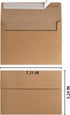 50 Pack 5 x 7 Envelopes Brown Self Seal for Wedding, Party Invitations, Greeting Cards, Announcements, Photos, 5.24 x 7.21 Inches (Brown)...