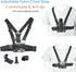 Action Camera Accessory Kit Chest Strap Mount +Head Strap Mount+Wrist Strap+ Backpack Clip Mount for Insta360 X4, X3, One RS, Ace Pro, Ace, GoPro ...