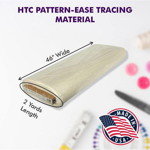 Superpunch Pattern-Ease Tracing Material, Tracing Paper for Sewing Patterns - 46 Inches X 2 Yard, HTC3100-1 Pattern Drafting Paper for Embroidery,...