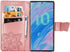 Samsung Galaxy Note 10 Plus Case Bling Diamond Butterfly Embossed Wallet Flip PU Leather Magnetic Card Slots with Stand Cover for Samsung Galaxy N...