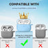 AirPods Pro 2nd/1st Gen Case Cover (2023/2022/2019) with Cleaner Kit,Soft Silicone Protective Cover for Apple AirPod Pro 2 Generation Charging Cas...