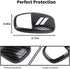 JWWY Gear Shift Shifter Knobs Cover Trim for 2015-2024+ Dodge Challenger Charger 2018-2023 Durango Interior Accessories White Carbon Fiber......