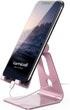 Lamicall Pink Phone Stand, Desk Accessories - Rose Gold Pink Cell Phone Holder, Office Decor, Office Desktop Accessories, Suitable for iPhone 16 1...