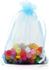 100Pcs Organza Bags 5x7 Inch, Sky Blue Sheer Baby Shower Party Favor Bags with Drawstring, Mesh Jewelry Gift Bags Wedding Candy Pouches...
