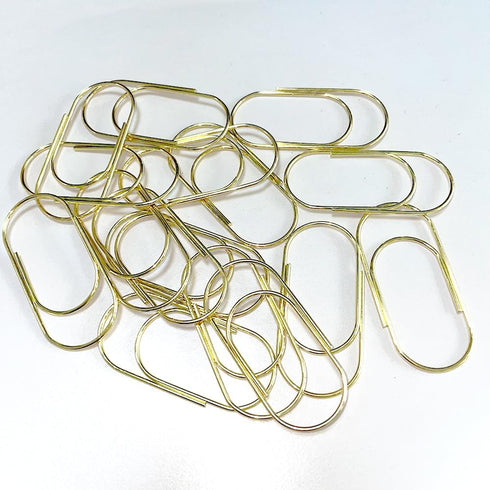 50PCS Jumbo Gold Paper Clips, 50 mm Paper Clips?Non-Slip and Smooth...