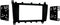 Metra 95-8721B Double DIN Dash Kit for Select 2005-2007 Mercedes-Benz Vehicles (Black)...