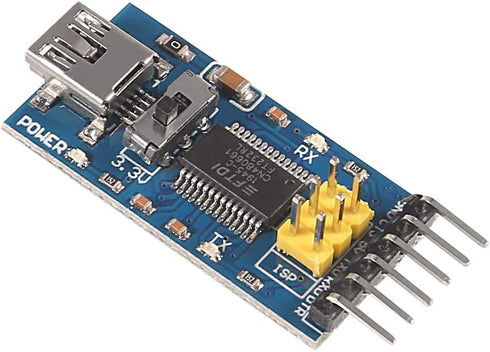 2PCS FT232RL FTDI Mini USB to TTL Serial Converter Adapter Module (Blue)...