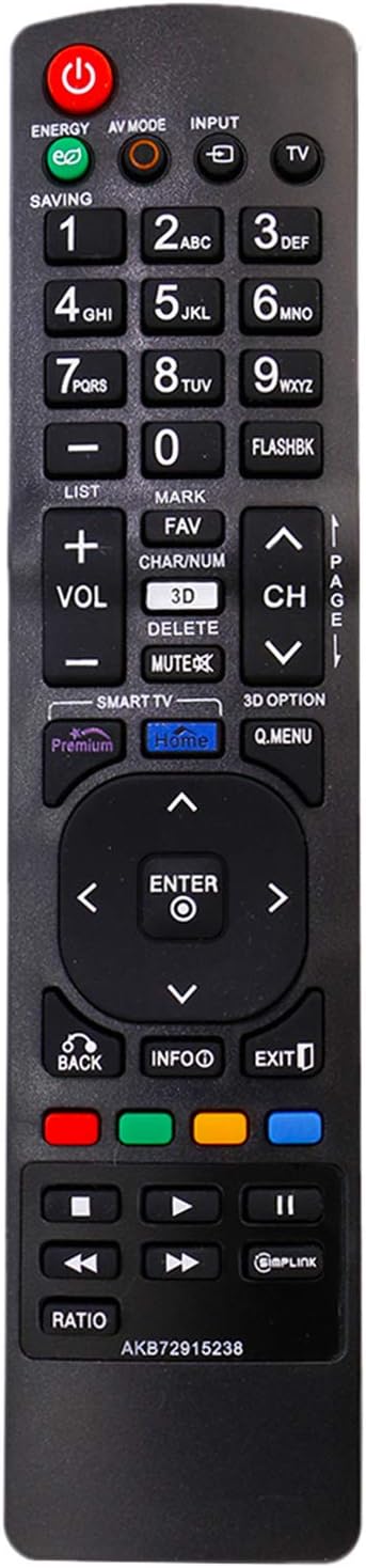 New AKB72915238 Remote Control fit for LG Smart TV 32LW5700 42LK530 42LK530UC 42LK530-UC 42LK550 42LK550UA 42LK550-UA 42LV3700 42LV3700UD 42LV3700...