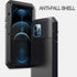 Marrkey for iPhone 12 Mini Case,Full Body Protective Cover Heavy Duty Shockproof Tough Armour Aluminum Alloy Metal Case with Silicone Built-in Scr...