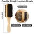 3PCS Silky Durag with Double Sided Brush Packs for Men Waves, Satin Doo Rag for 360 540 720 Waves, Award 1 Wave Cap...