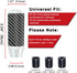 3.5 Inch/9cm Silver Carbon Fiber Shift Knob Aluminum Alloy Weighted Shift Knob Automatic Shift Knob with 8/10/12mm Adapter fit for Manual and Butt...