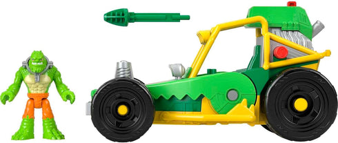 Fisher-Price Imaginext DC Super Friends Toy Killer Croc Figure & Buggy Car with Projectile Launcher for Pretend Play Kids Ages 3+ Years...