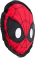 Buckle-Down Dog Toy, Marvel, Ballistic Squeaker Spider-Man Face Red Black White 8" x 8"...