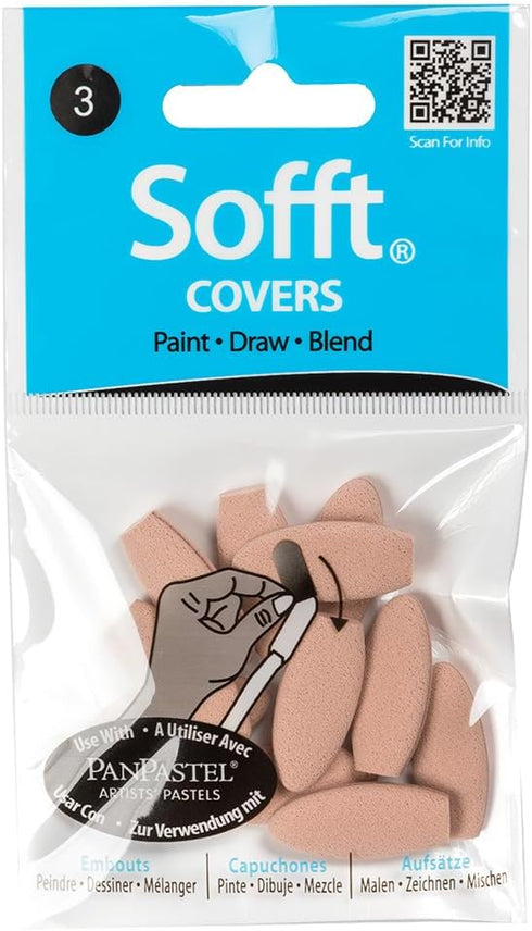 Colorfin PP62003 Sofft Covers, Oval, No.3, 10-Pack...