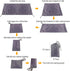 REDCAMP Waterproof Camping Tent Tarp - 55"x83", 4 in 1 Multifunctional Tent Footprint for Camping, Hiking and Survival Gear, Lightweight and Compa...