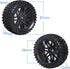 HobbyPark Front & Rear Wheels and Tires 12mm Hex Hub with Foam For Redcat Shockwave, Tornado Epx,S30 1/10 Off Road Buggy (Pack of 4)...
