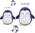 Penguin Plush Pillow, Soft Penguin Stuffed Animal Hugging Pillow Toy Gifts for Birthday, Valentine, Christmas, 9.8 Inch...