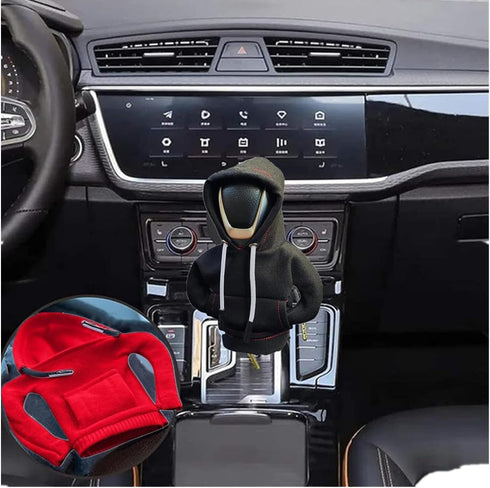 Hoodie Gear Shift Cover, Car Gear Shift Cover Hoodie,4.7 Inch Car Shifter Stick Protector Decoration. Universal fit Shift knob Cover Car Interior ...