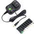 12W Universal Power Supply 12V 9V 7.5V 6V 5V 4.5V 3V 1A AC to DC Adapter for Led Strip Router Speaker CCTV Camera Tablet Radio 3 to 12 Volts 1000m...