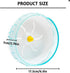 6.9 Inch Hamster Running Wheel, Silent Hamster Exercise Wheels, Mount on Hamster Cage, for Dwarf Hamster, Pet Mouse, Mice...