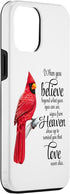 iPhone 12 Pro Max Cardinal Red Bird Sign from Heaven Angel Case...